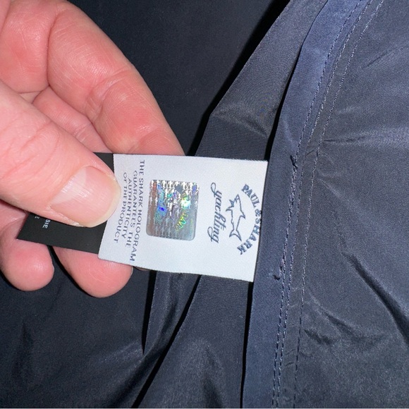 Paul & Shark water resistant windbreaker (navy) size Large - Picture 3 of 5